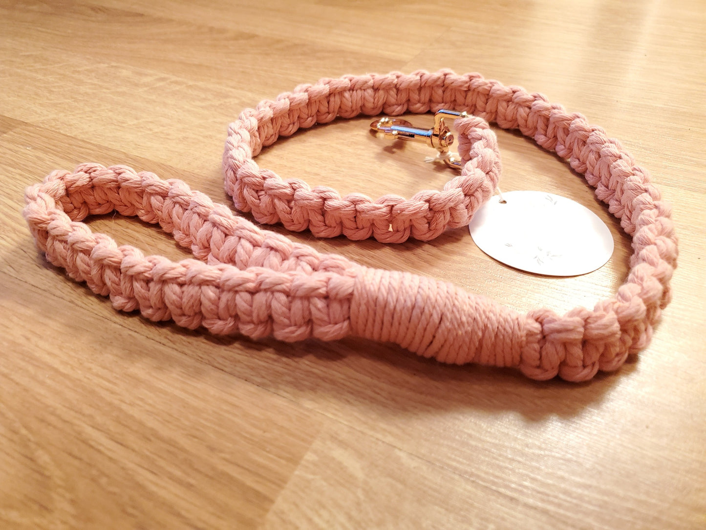 pink dog leash