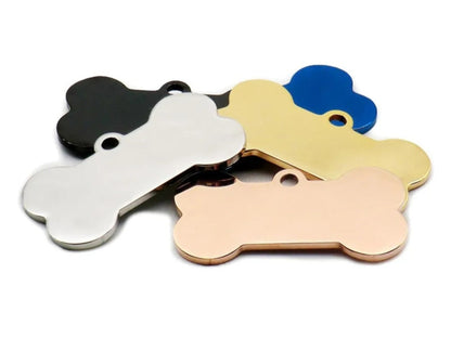 bone shaped cat tag