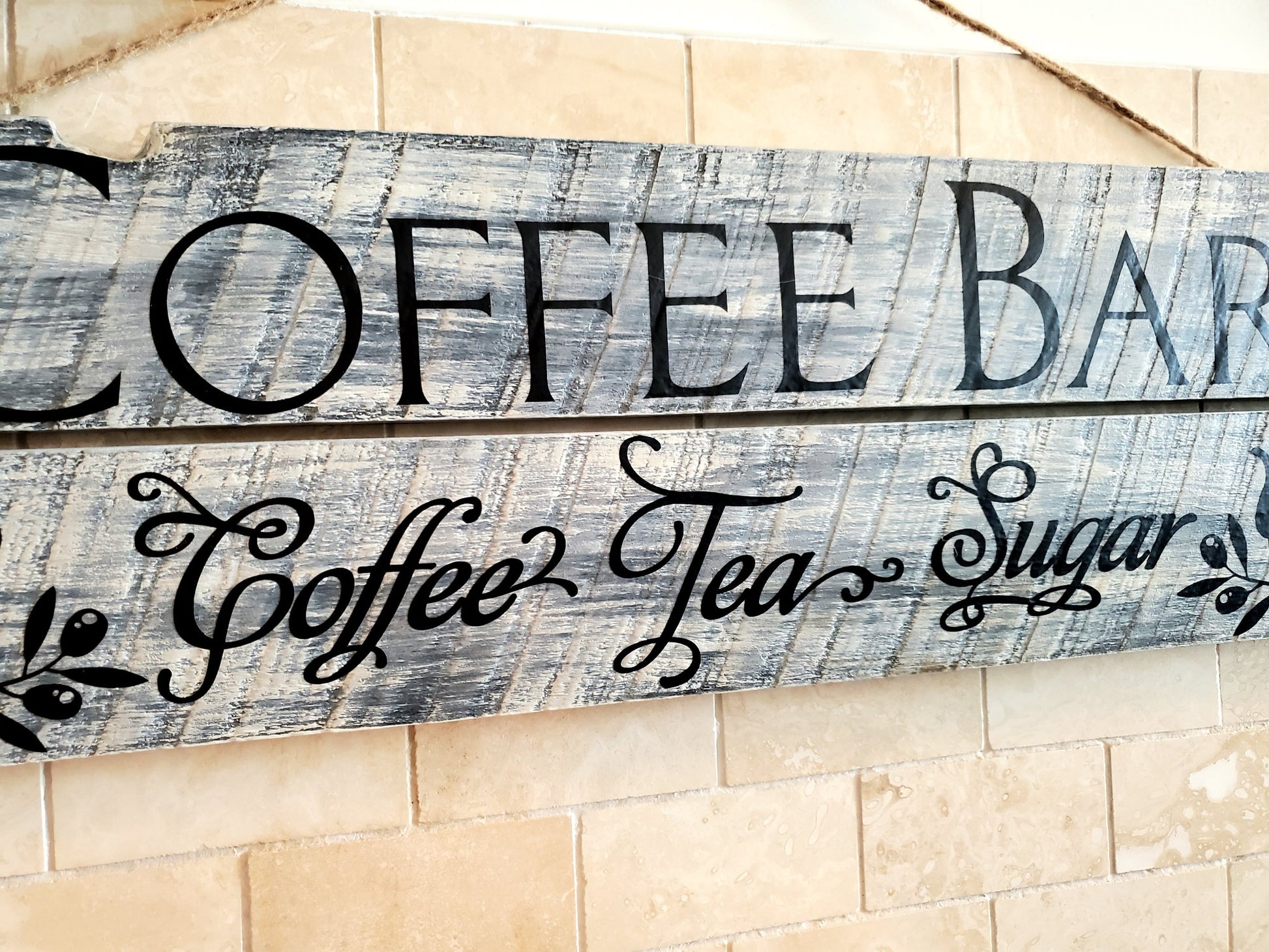 Coffee Bar Sign.