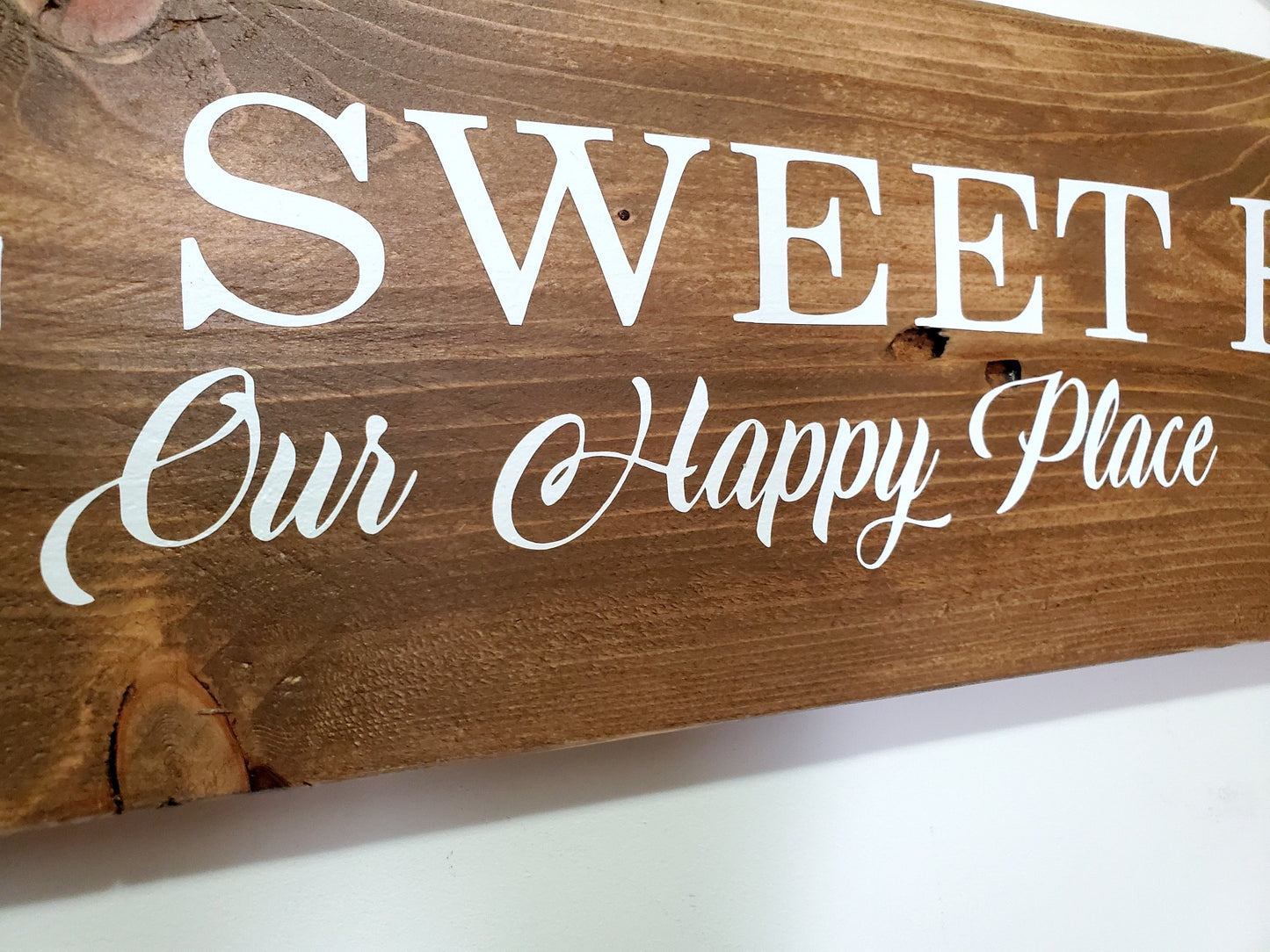 Home Sweet Home Wall Decor Sign - Rustic.
