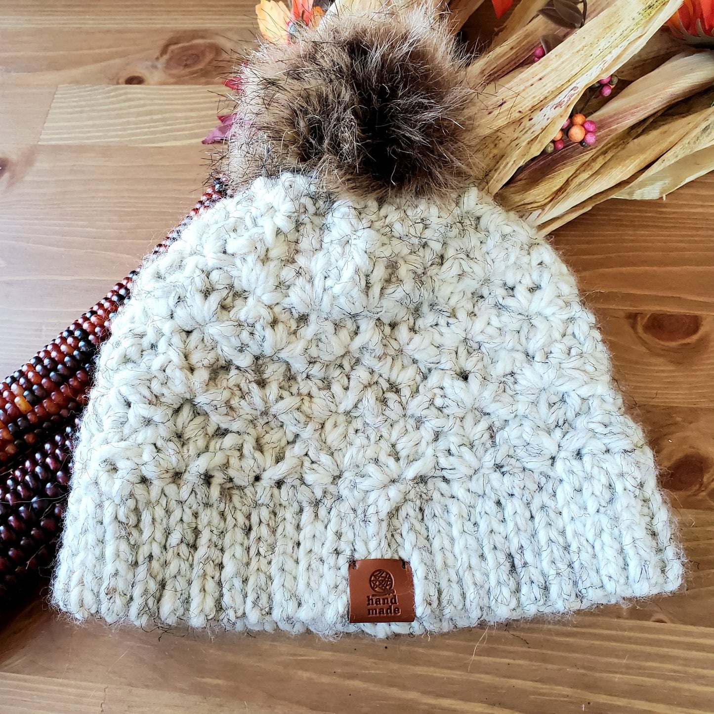 Crochet Hat With Pom Pom 