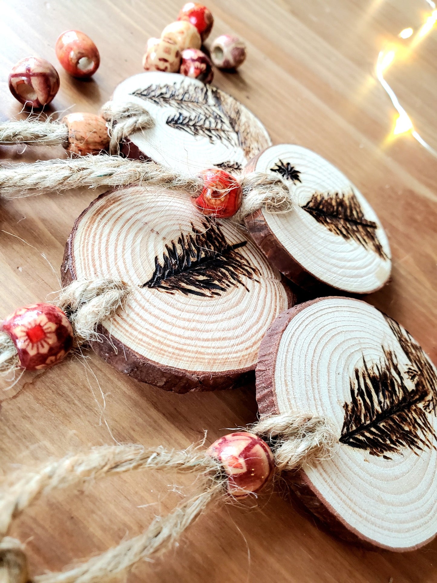 Wood Burned Ornaments