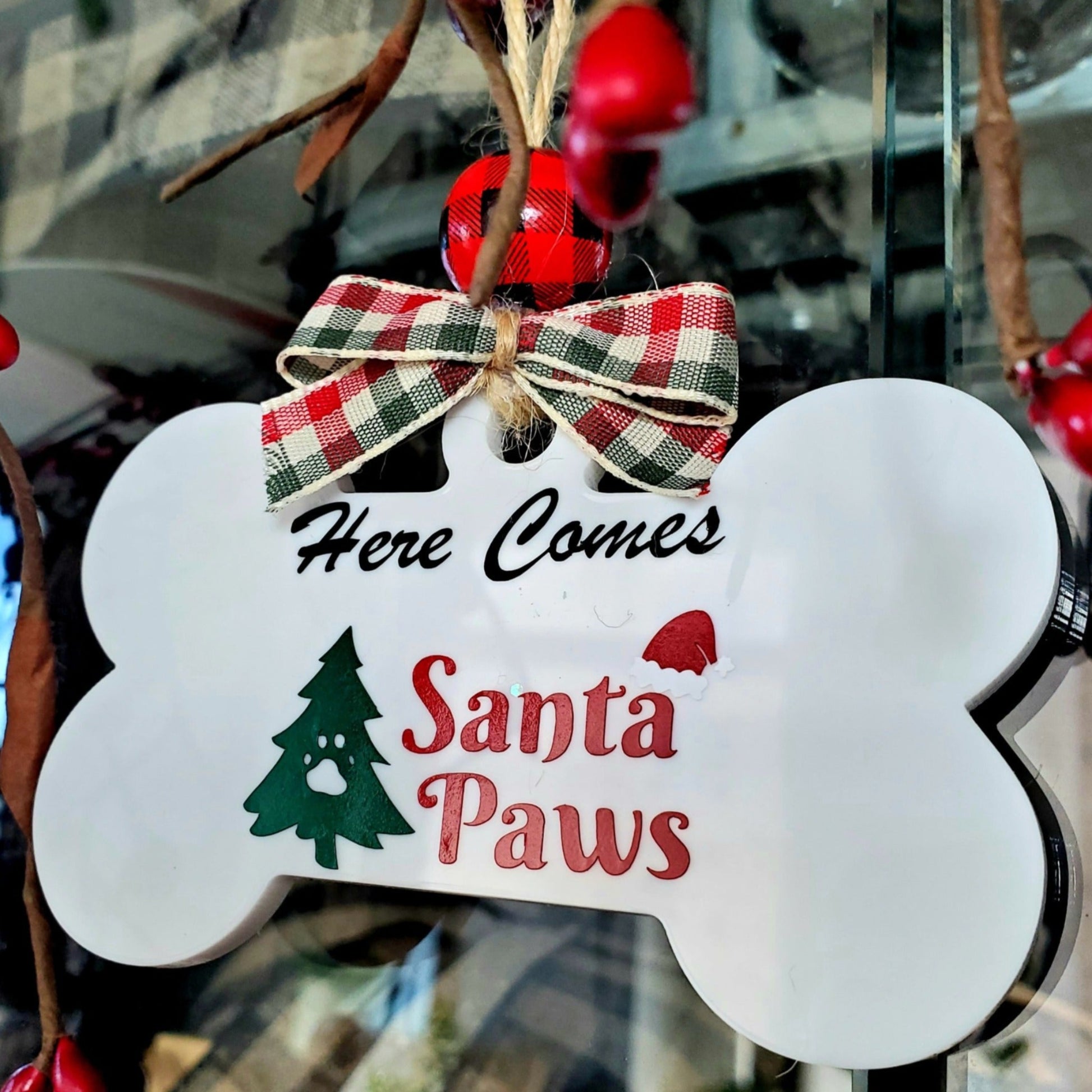 Santa Paws Pet Ornament