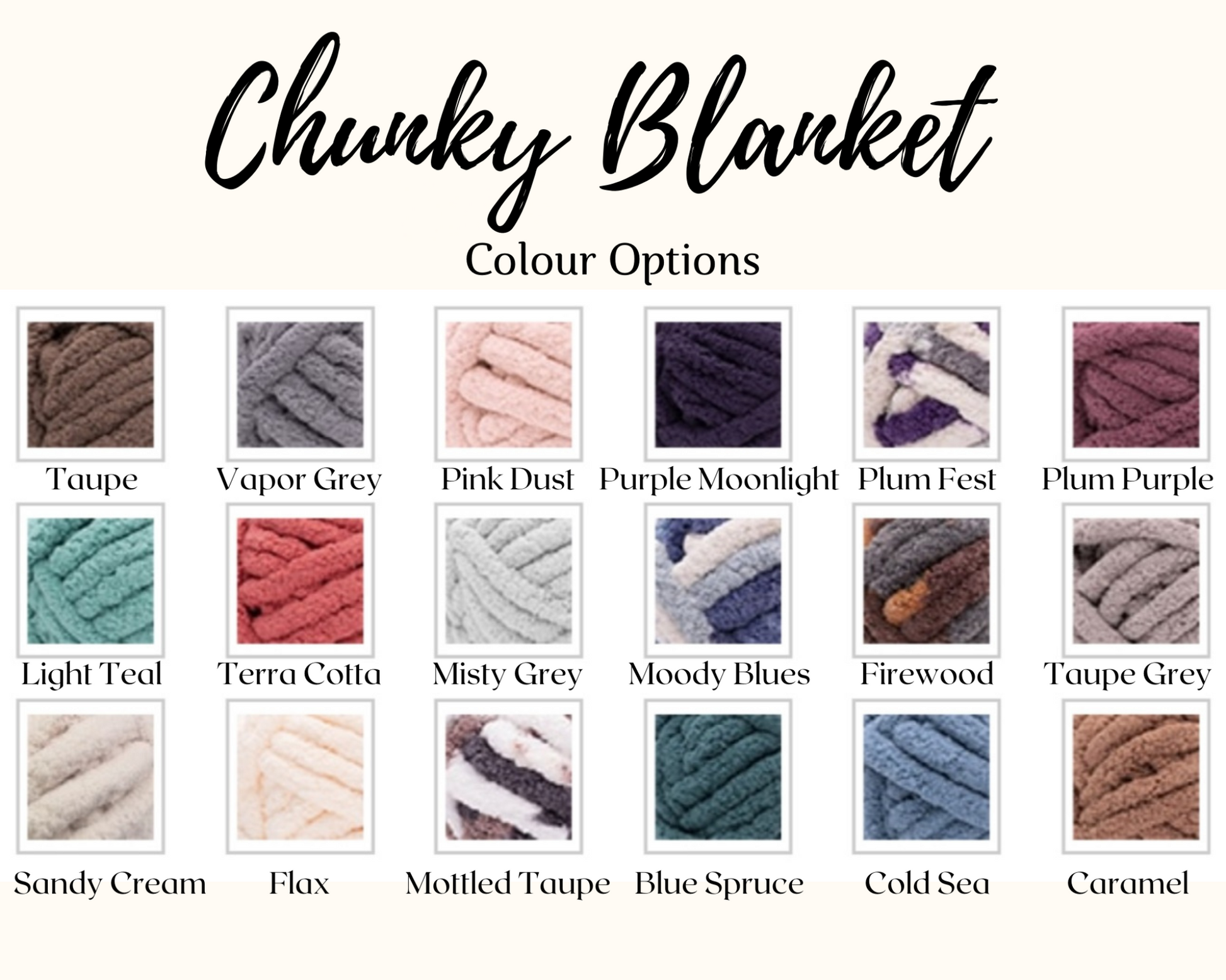 Chunky Blanket (DBL/FULL 75x60).