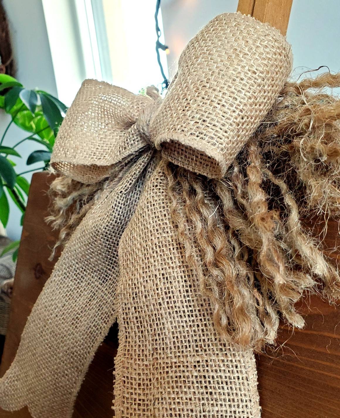 Multi-Pack of Burlap and Fringe Bows - Perfect for Decorating Your Home or Event!